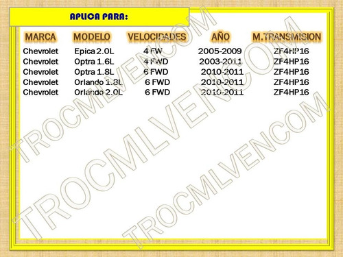 Sensor De Salida Caja Automatica Zf4hp16 Optra