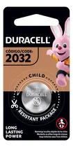 Comprar Duracell Pila 2032 especializada, batería CR2032 botón de litio, 1 pila