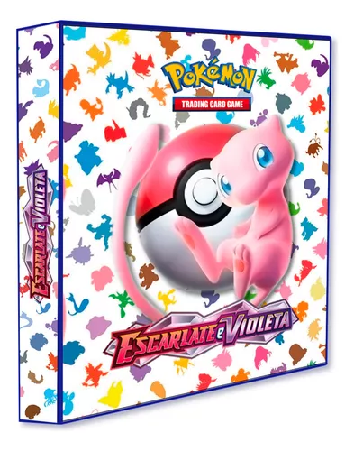 Álbum Pasta Fichário Pokémon Coleção 151 Escarlate E Violeta