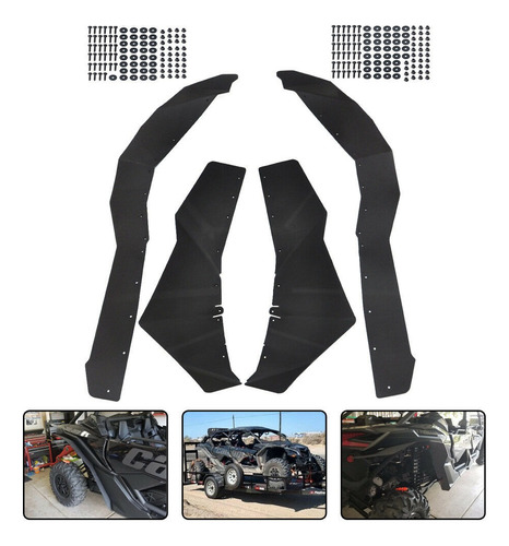 Cantoneras Salpicaderas Can Am Maverick X3 Ds Rc Max Anchas