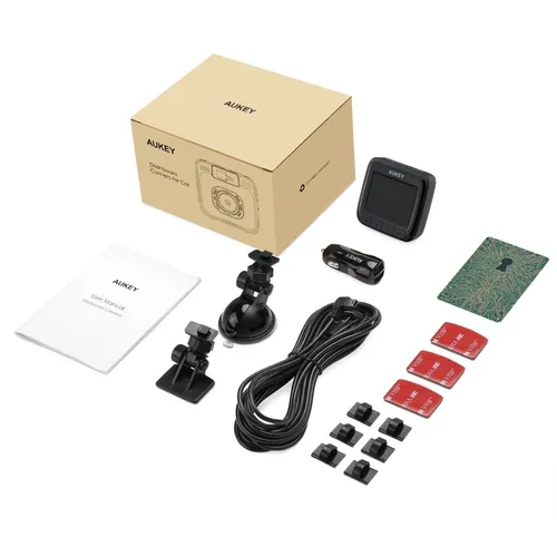 Dash Cam Aukey Dr01 1080p 170° Graba 6 Carriles Visión Noche