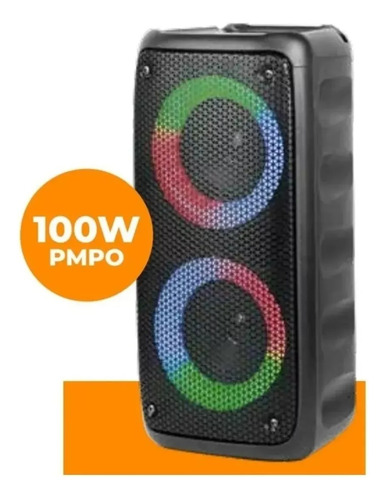 Imagen 2 de 8 de Parlante Inalambrico Muvup Bt Bass Rgb Parlante Portatil Usb