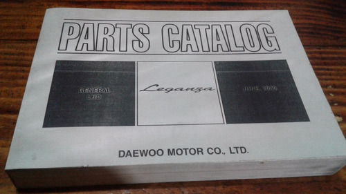 Manual De Despiece Daewoo Leganza Año 2000 Idioma Ingles