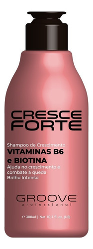 Shampoo De Crecimiento Cresce Forte Groove 300 Ml