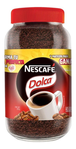 Cafe Soluble Con Caramelo Dolca Nescafe 170 Grs