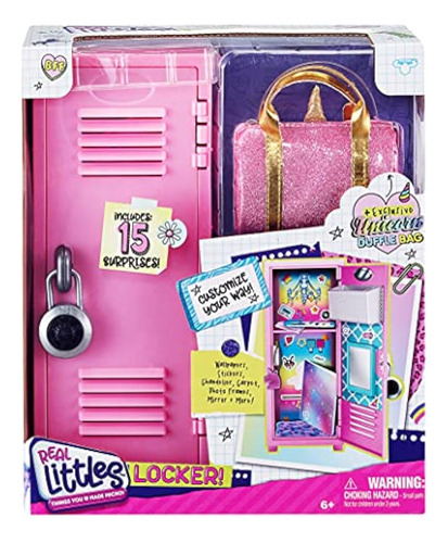 Real Littles - Micro Locker Coleccionable Con 15 Sorpresas E