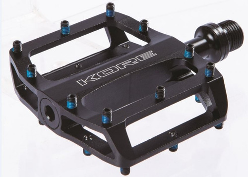 Pedal Kore K.l.f Alumnio Concaved Sellado Con 40 Pins Negro