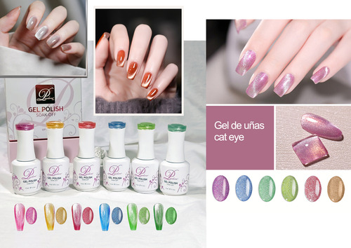 Esmalte De Uñas De Gato Ojo Diamante 9d Brillo Reflectante