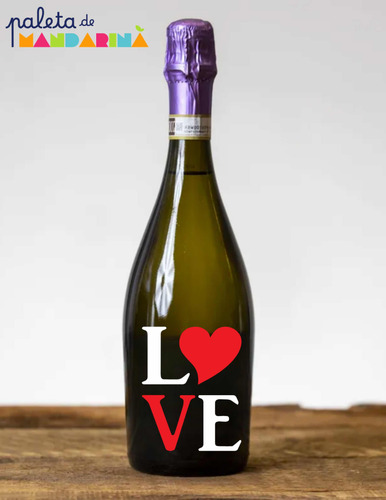 Botella De Vino Personalizada Regalo De San Valentín