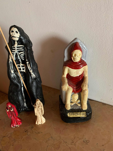 Imagen Exu Tata Caveira Y Santa Muerte. Precio X Lote