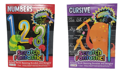 2 Libros De Aprendizaje Números Y Cursiva Actividades Inglés