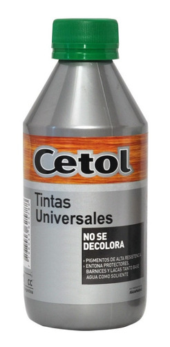 Tinta Cetol Para Entonar Barnices Y/o Lacas X 240 Cc - Alfa