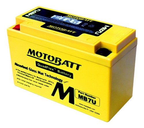 Bateria Motobatt Quadflex Yamaha Ttr 250 Cc