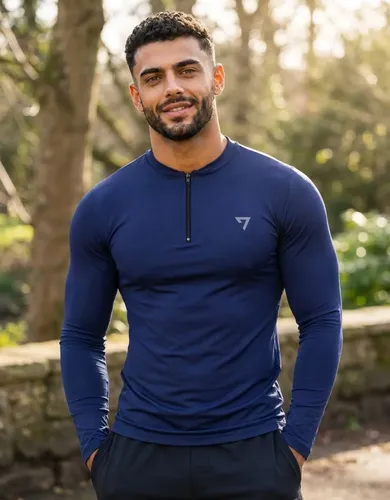 Camisa Termica Masculina Segunda Pele Manga Longa Com Ziper
