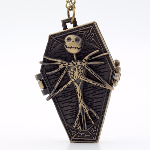 Relógio Bolso Estranho Mundo Jack Nightmare Before Chistmas