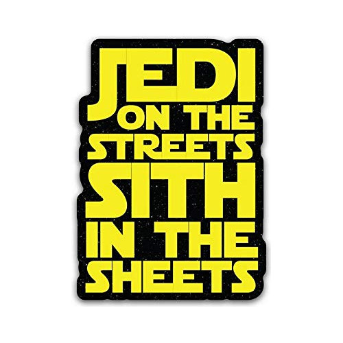 Pegatina De Vinilo Jedi On The Streets Sith In The Shee...