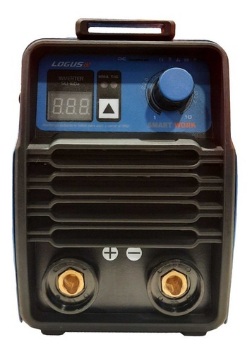 Soldadora Inverter Logus 160amp 2en1 + Mascara Color Azul