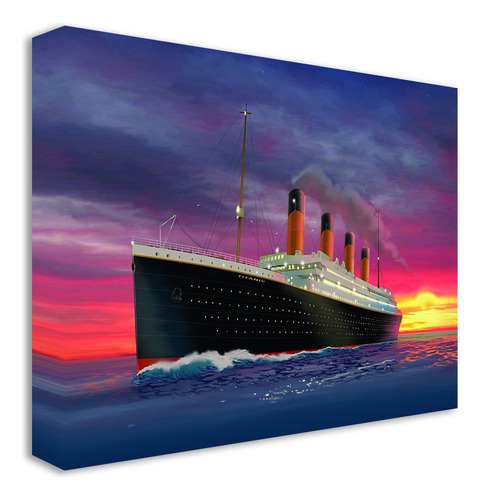 Cuadro Canvas Titanic Bastidor Lienzo Ar963