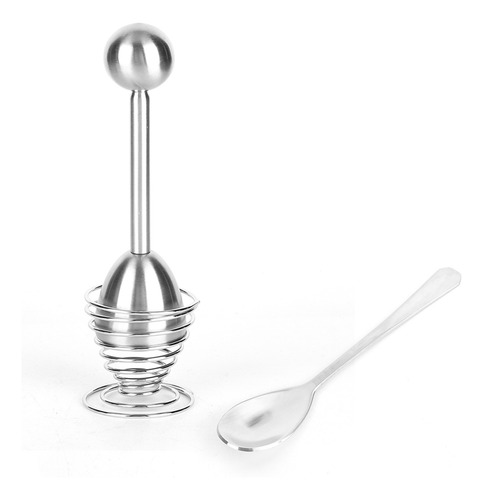 Juego De Cortador De Huevos De Acero Inoxidable, Fácil De Li