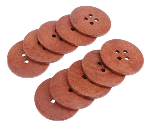 20 Piezas 4 Agujeros Adornos 50mm