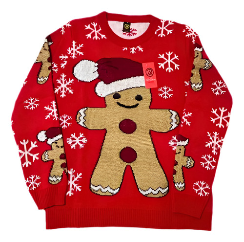 Sueter Galleta De Jengibre Ugly Sweater