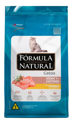 Ração Fórmula Natural Para Gatos Sênior 7+ Sabor Frango 1kg