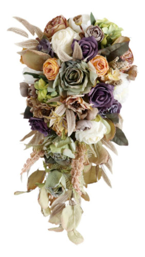 Bouquet Bouquet Flores Artificiales Decorativas De Flores De