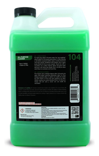 3d Apc All Purpose Cleaner Limpiador Tapizados Multiuso 4l