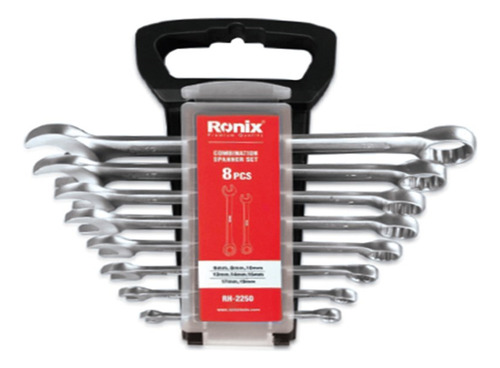 Juego Llaves Combinadas Ronix 8 Piezas Soporte Plastico