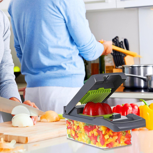 Cortador De Verduras Chopper Picadora De Alimentos Multifunc