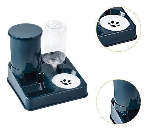 Alimentador Y Dispensador De Agua Para Mascotas, Alimentador