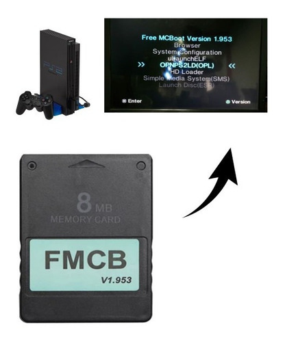 Free Mcboot Card 32mb Fcmb Juegos Compatible Con Sony Ps2