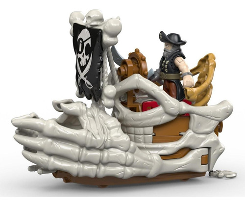 Barco Pirata Billy Bones Fisher-price Imaginext 21.5x10.2cm