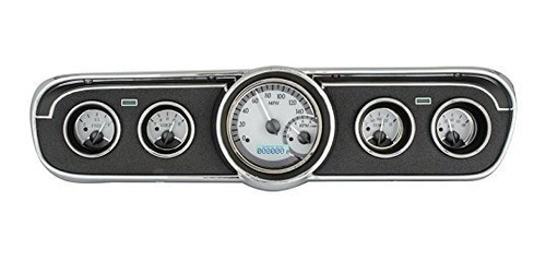 Dakota Digital 65 66 Ford Mustang Analógico Dash Gauge Plata