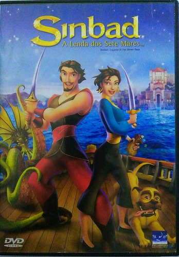 Dvd Sinbad A Lenda Dos Sete Mares Original 