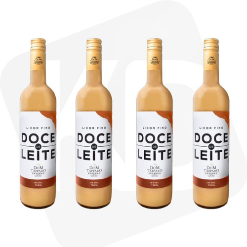 Kit Licor Doce De Leite Argentino Fino Dom Tapparo 750 Ml