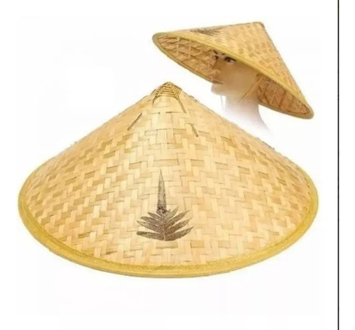 Sombrero Gorro Tradicional, Bambu Chino Guerrero Dragon
