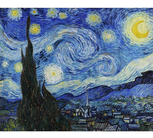 Noche Estrellada Van Gogh Mini Rompecabezas 1000 Pieza Tomax