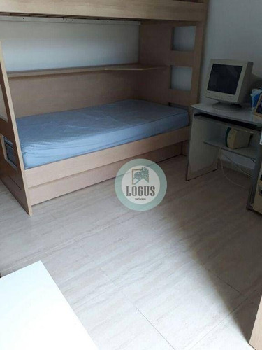 Imagem 10 de 16 de Apartamento Impecável Bem Distribuído De 92m² Composto Por 3 Dormitórios Sendo 1 Suíte, À Venda Por R$ 388.000,00 - Vila Bela Vista - Santo André/sp - Ap1788