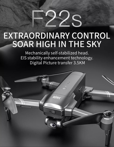 Drone Sjrc F22s Pro, 3,5 Km + Maleta, 35 Minutos Vs F11 Sg90