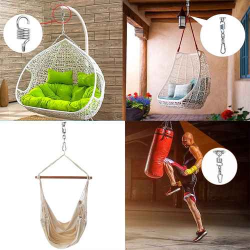 Ganchos De Techo For Colgar Hamaca Trx Yoga Sus, 12 Piezas