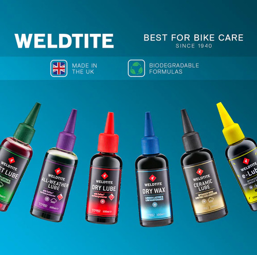 Aceite Cadena Bicicleta Weldtite Teflon Dry Clima Seco 100ml