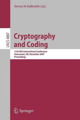 Libro Cryptography And Coding : 11th Ima International Co...