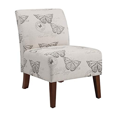 Butterfly, Silla Lily De Lino Espresso Oscuro, 21.5 De...