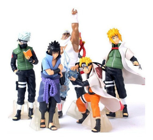 Colección 5 Naruto Muñeca Uzumaki Kakashi Minato Sasuke Dbz