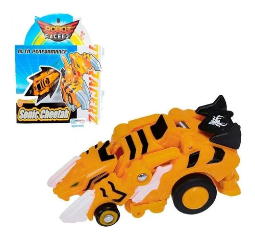 Imagem 2 de 2 de Robot Racerz Sonic Cheetah De Fricção Br860 Multikids