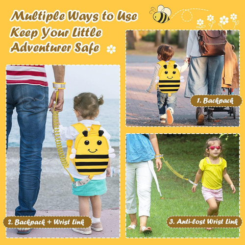 Zooawa Toddler Harness Backpack With Leash, 2 In 1 Cute B...