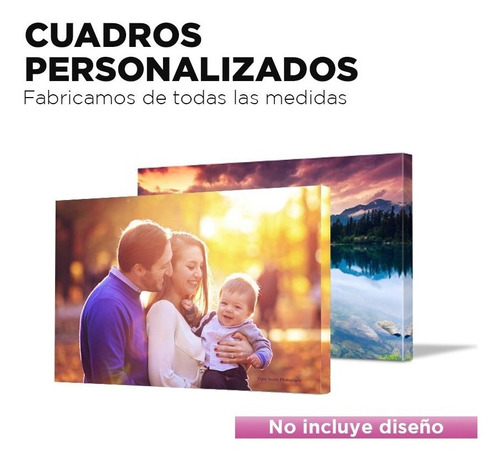 Cuadros 100x70cm Personalizado Gigantografias Ploteos Diseño