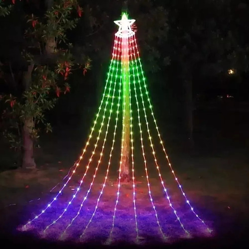 // Luz De Corda De Árvore De Natal Inteligente 350 Led Com