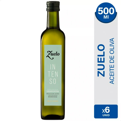 Aceite De Oliva Zuelo Intenso Familia Zuccardi - Pack X6 